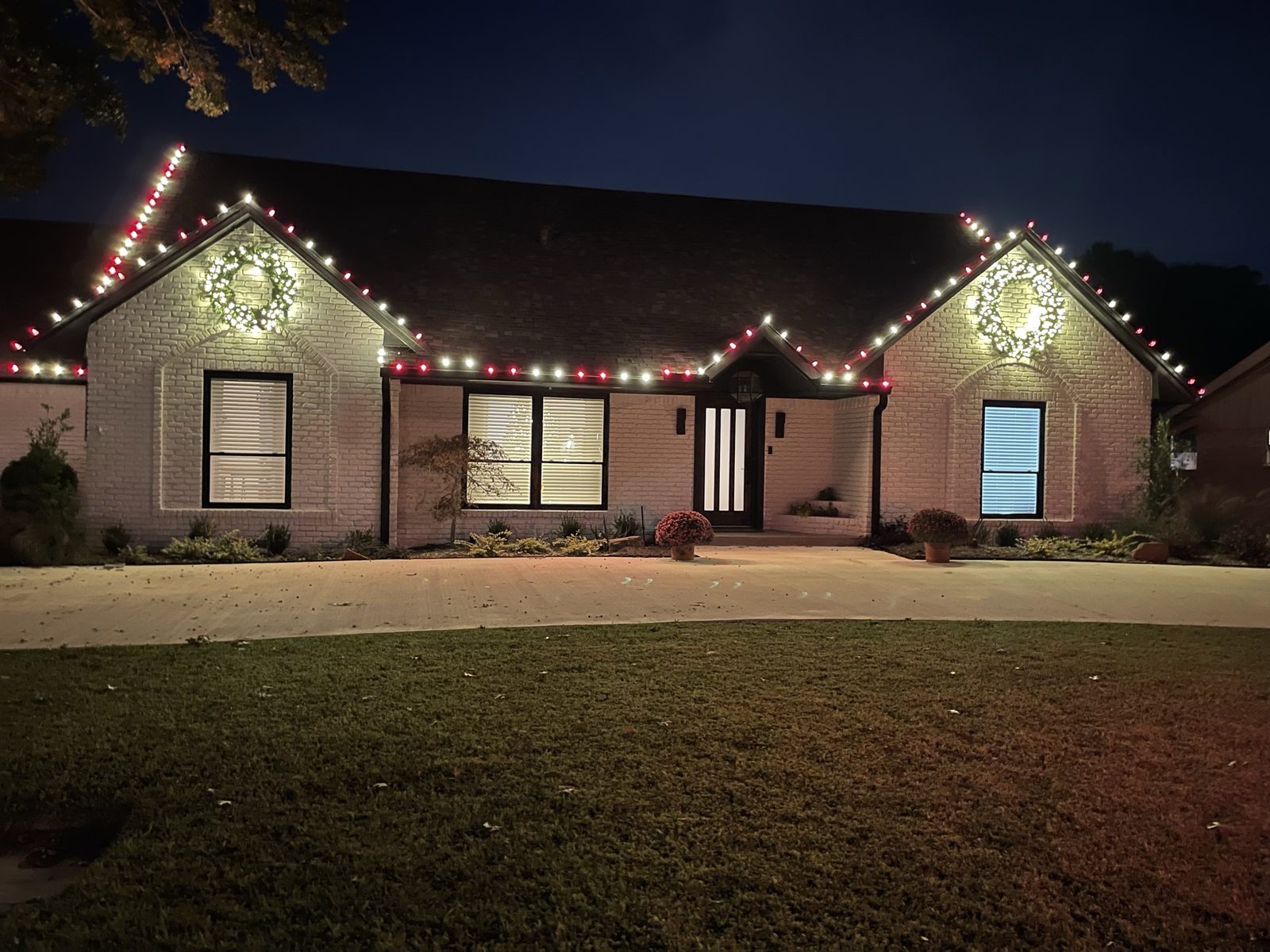 Christmas light installation Parker TX luxury estate